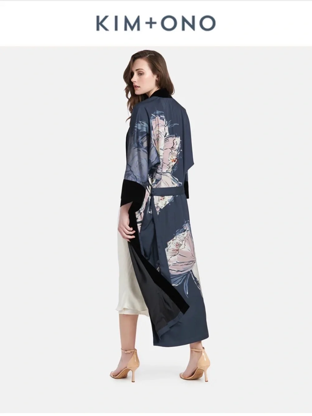 Jia Long Kimono Wrap - Black